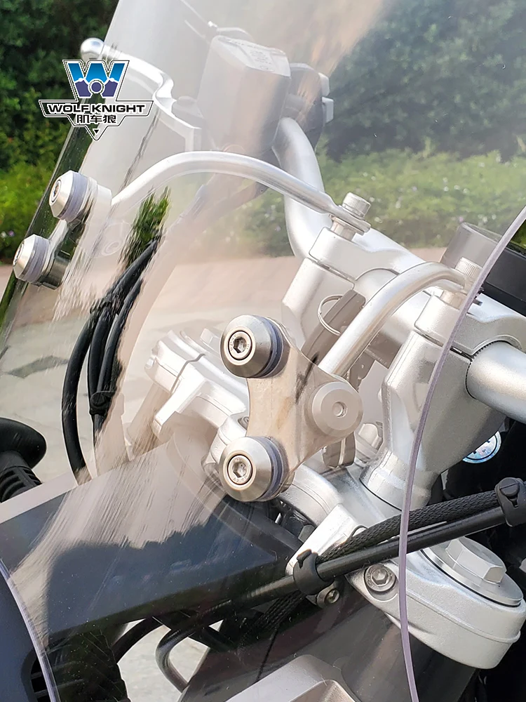 Muscle Car Wolf, Cocok untuk Kaca Depan Benda Jinjira 300 Kaca Depan Sepeda Motor Modifikasi Retro