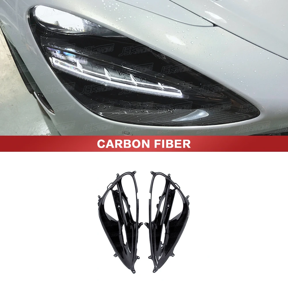 

Dry Carbon Fiber Front Lights Decorations For Mclaren 720S 2017-2019