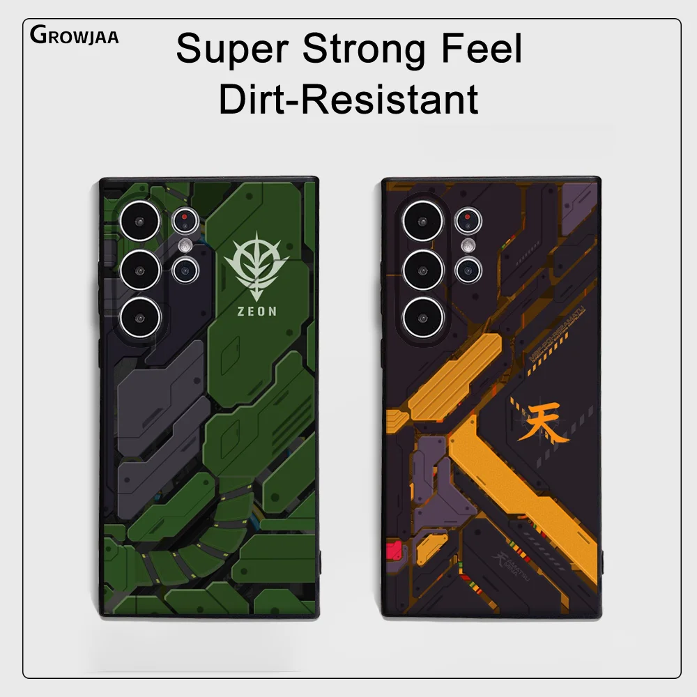 

Чехол для телефона Anime G-Gundam Samsung Galaxy S25 S24 S22 S23 Ultra S21 S20 Plus 5G, матовый нескользящий мягкий чехол с полным покрытием
