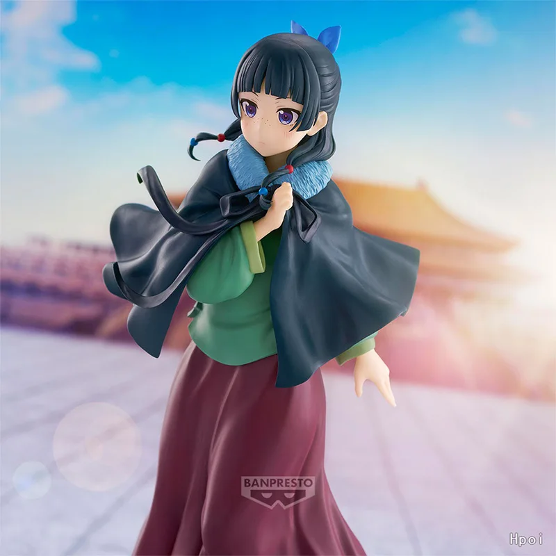 Bandai autêntico kusuriya sem hitorigoto-maomao-poncho anime coleção série modelo personagem de desenho animado original presente para meninos