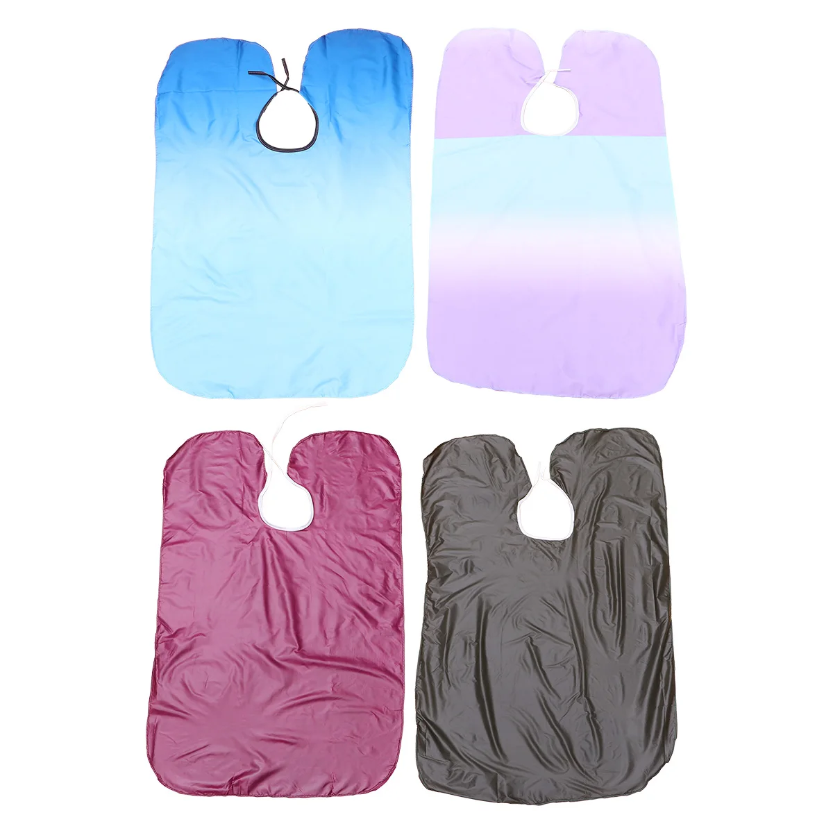 

4pcs Hair Styling Apron Haircut Cape Foldable Water Proof Salon Kids Barber Cloth Storage Cutting Accessories
