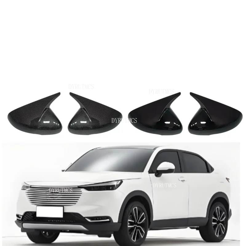 

Car Rearview Side Mirror Cover Fit For Honda CR-V HR-V VEZEL 2023 2024 2025 Wing Cap Rear View Case Trim Carbon Fiber