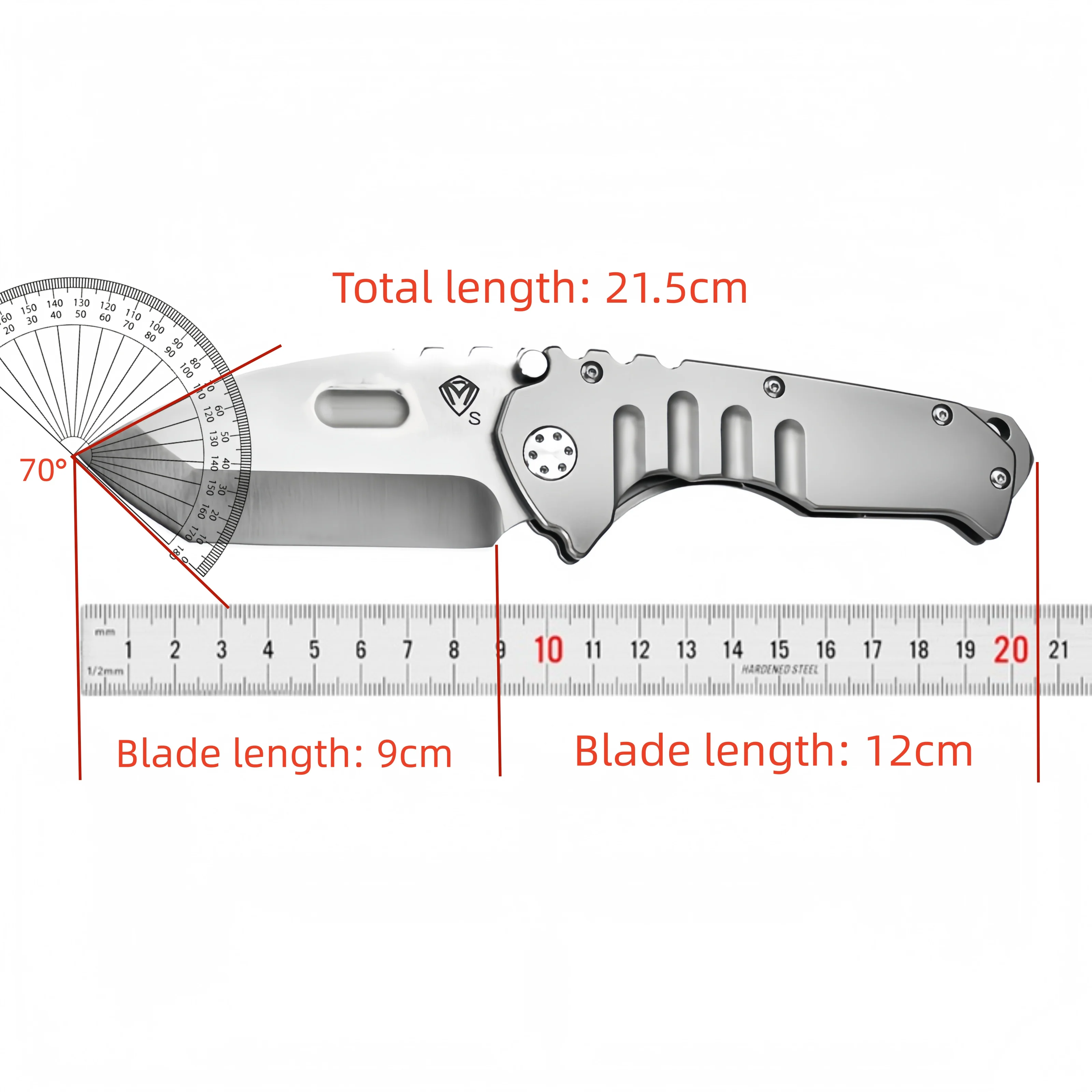 Medford - Heavy-duty Folding Knife, High-hardness D2 Blade, Portable Backpack Camping Travel Knife, Sharp Fruit Knife - view 6