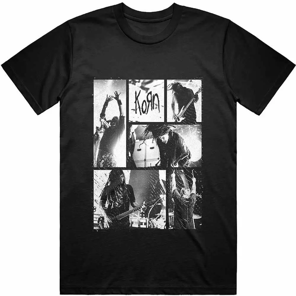 

Korn Blocks Black T Shirt New Official