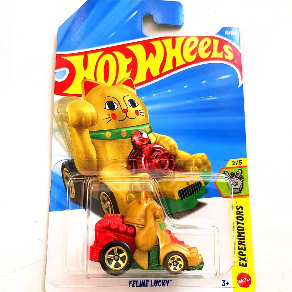 hotwheels-original-da-mattel-1-64-feline-lucky-experimotors-c4982-mini-carros-modelos-de-carros-em-diecast-marca-original-hotwheels-escala-1-64
