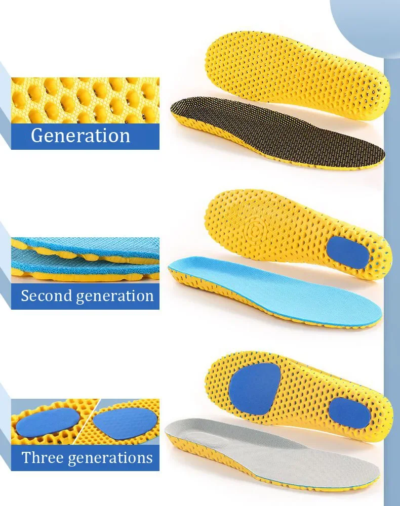 Neue Orthopädische Memory Foam Einlegesohlen Sport Einsatz für Füße Mann Frauen Sohlen Pad Schuhe Sohle Mesh Orthesen Atmungsaktive Lauf Kissen – Detail 12