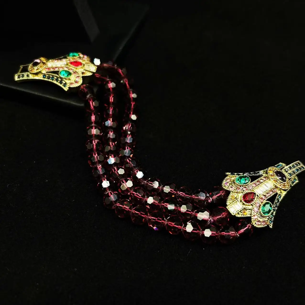 European and American fashion glass crystal retro bracelet