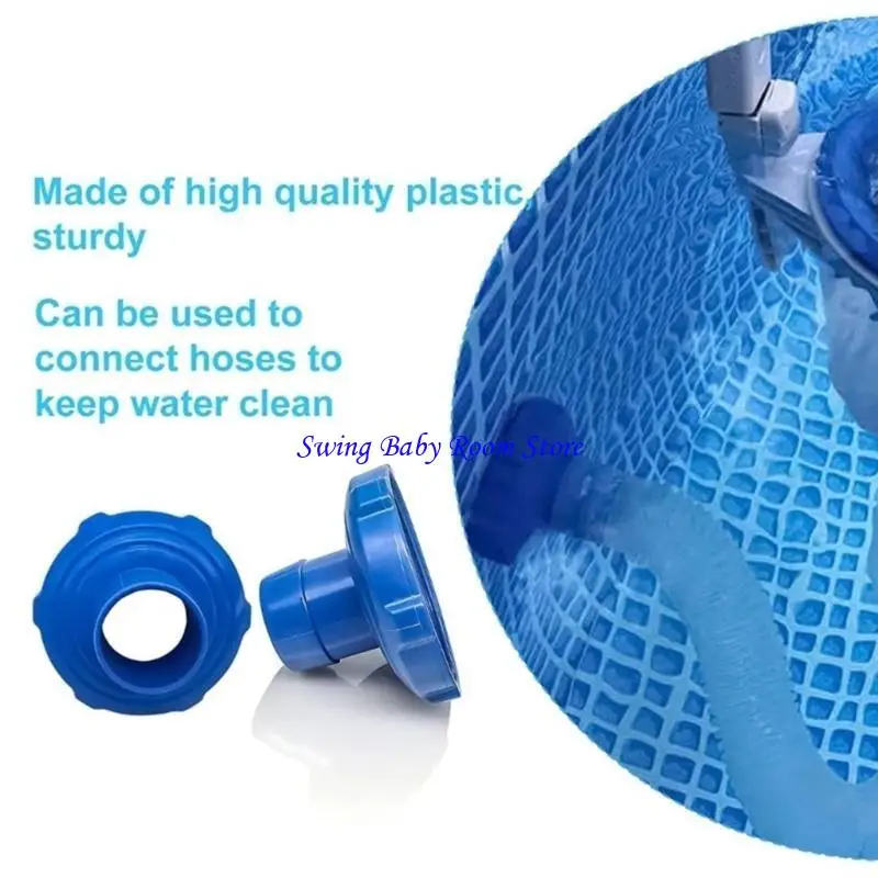 K1AD 수영장 호스 어댑터 키트 사용하기 쉬운 호스 피팅 수영장 어댑터 수영장 진공 청소기에 적합한 플라스틱 텍스처