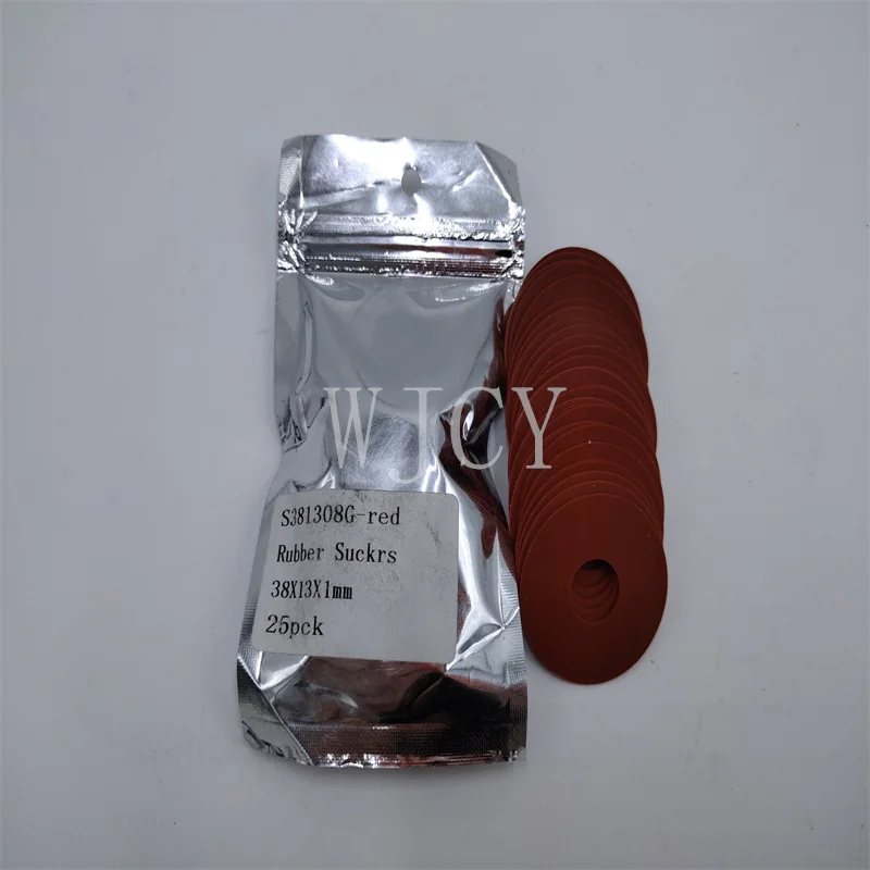 High Quality 25 PCS Rubber Sucker Size 38*13*1 35*13*1 Printing Machine Spare Parts