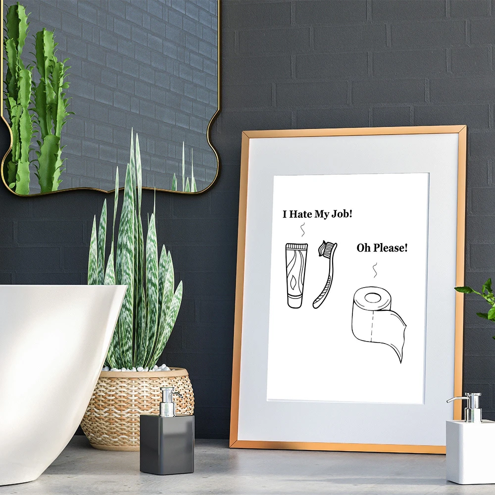 كارما تعريف المشارك طباعة الرس - مراجعة Home Bathroom Signs وسعره