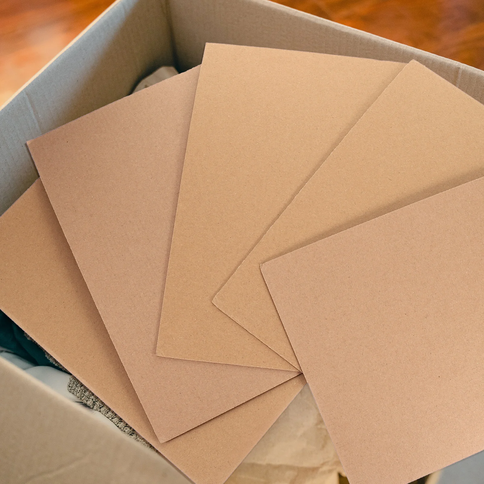 10 Sheets Shipping Corrugated Cardboard Express Packaging Paper Industrial A4 Size Box Tape