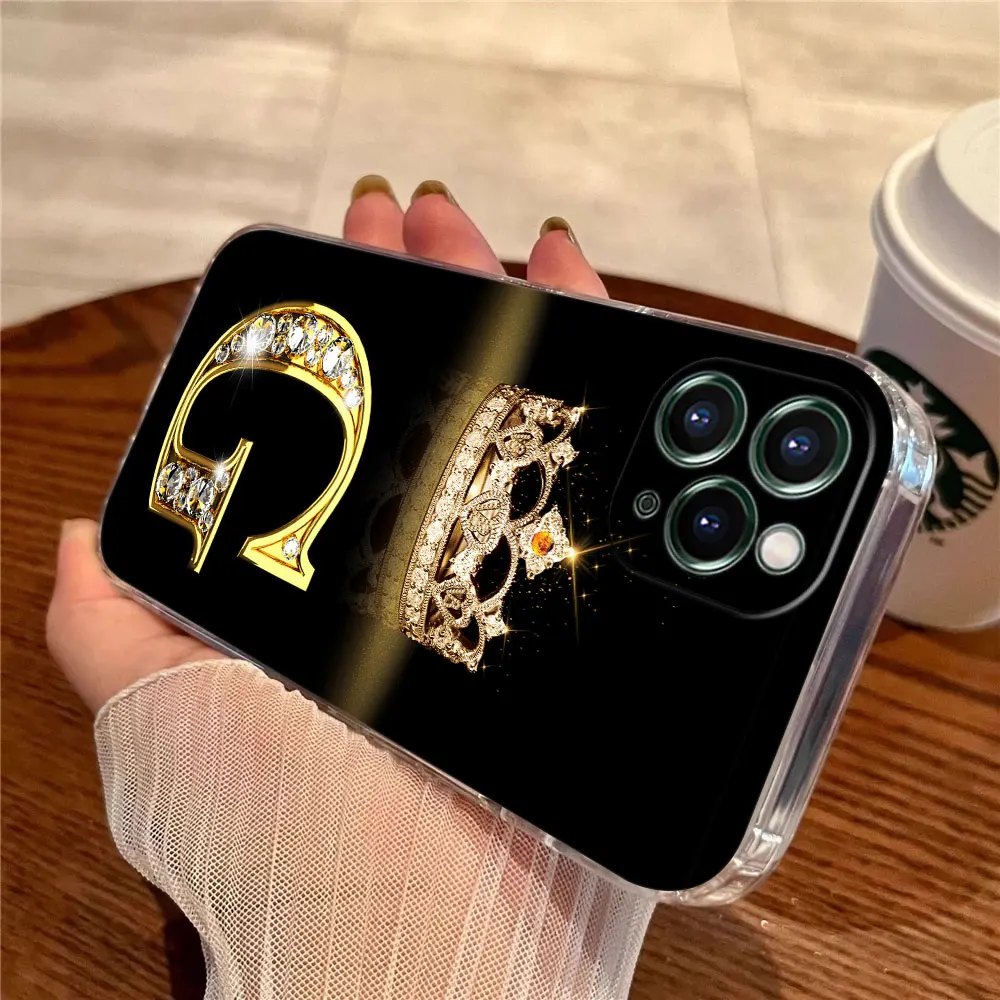 حافظة شفافة أولي G F V H D P C B لهاتف أبل آيفون 17 16 15 14 13 12 11 Pro Max 16 Plus 16E 17Air 17Pro #5