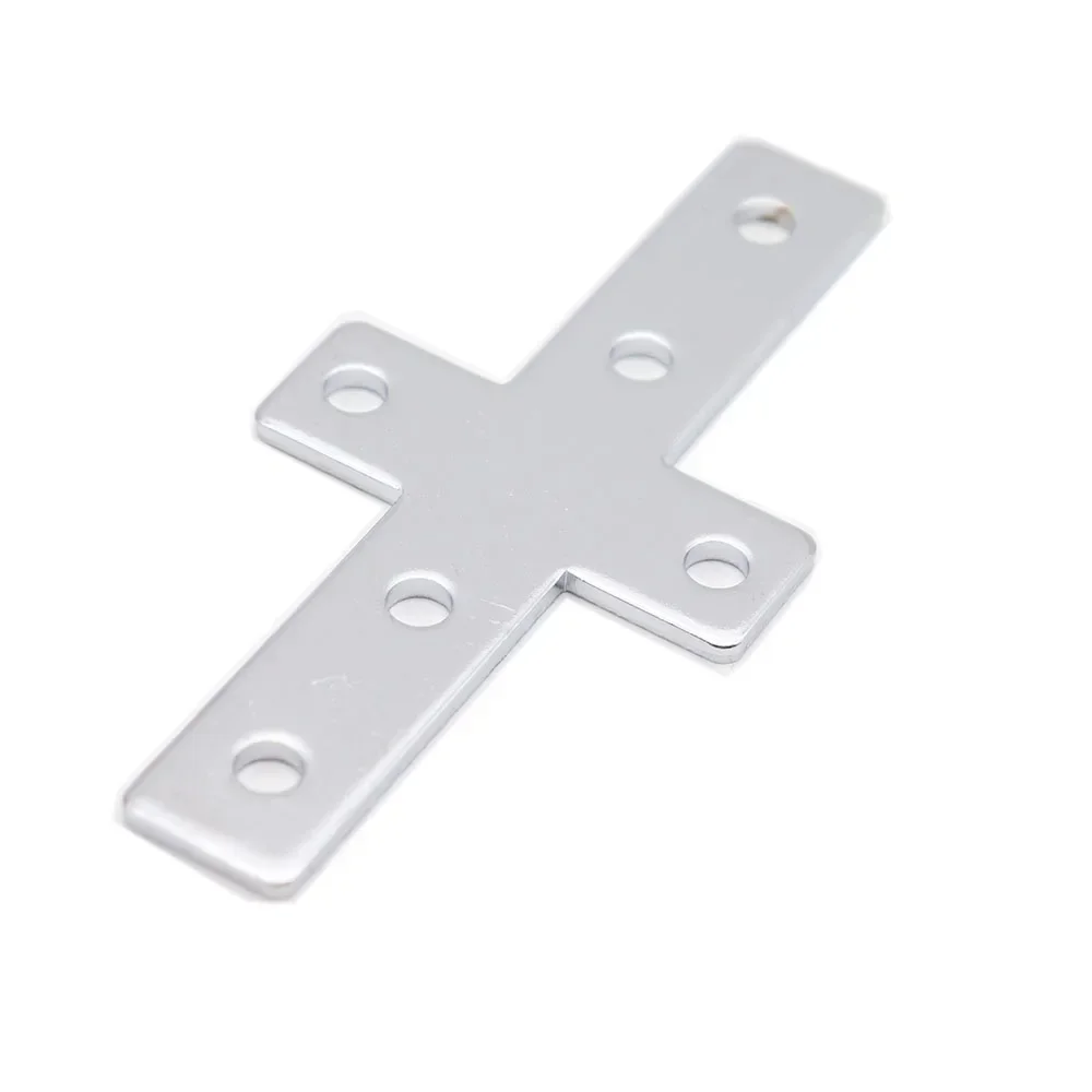 Bande de connexion d'angle pour profilé en aluminium, plaque de joint, angle rapide, 4 ou 5 trous, 2020, 3030, 4040/4545