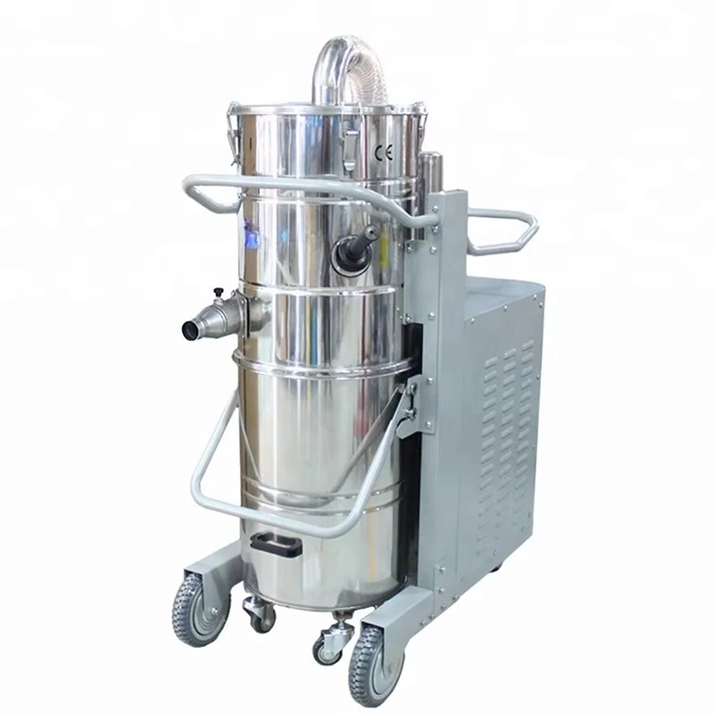 YIYUE AM3010 3kW Three Phase Industrial Vacuum Cleaner for Solid and Liquid with Filter Cleaning Rod