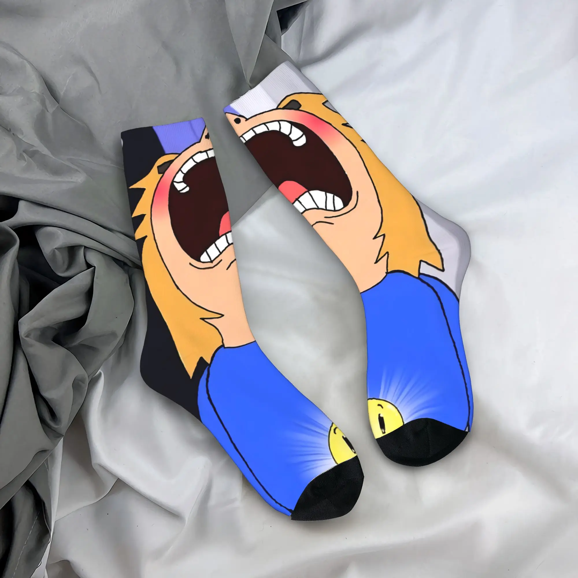 F-Fact A-Attack Adventures Design Crew Socks Stuff for Daily Wear Breathable  Dress Socks