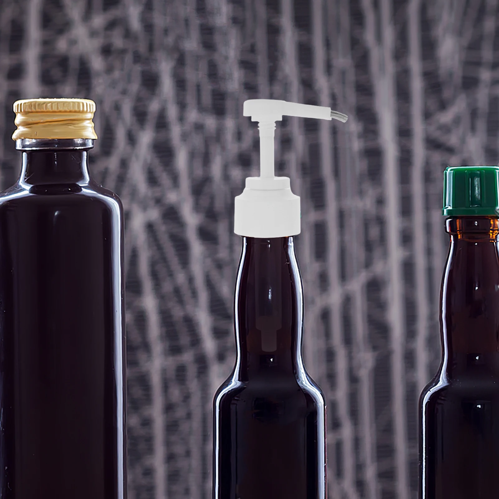 

2 Pcs Oyster Sauce Press Condiment Bottle Automatic Dispenser Squeeze Bottles Commercial Pump Dispensr Coffee