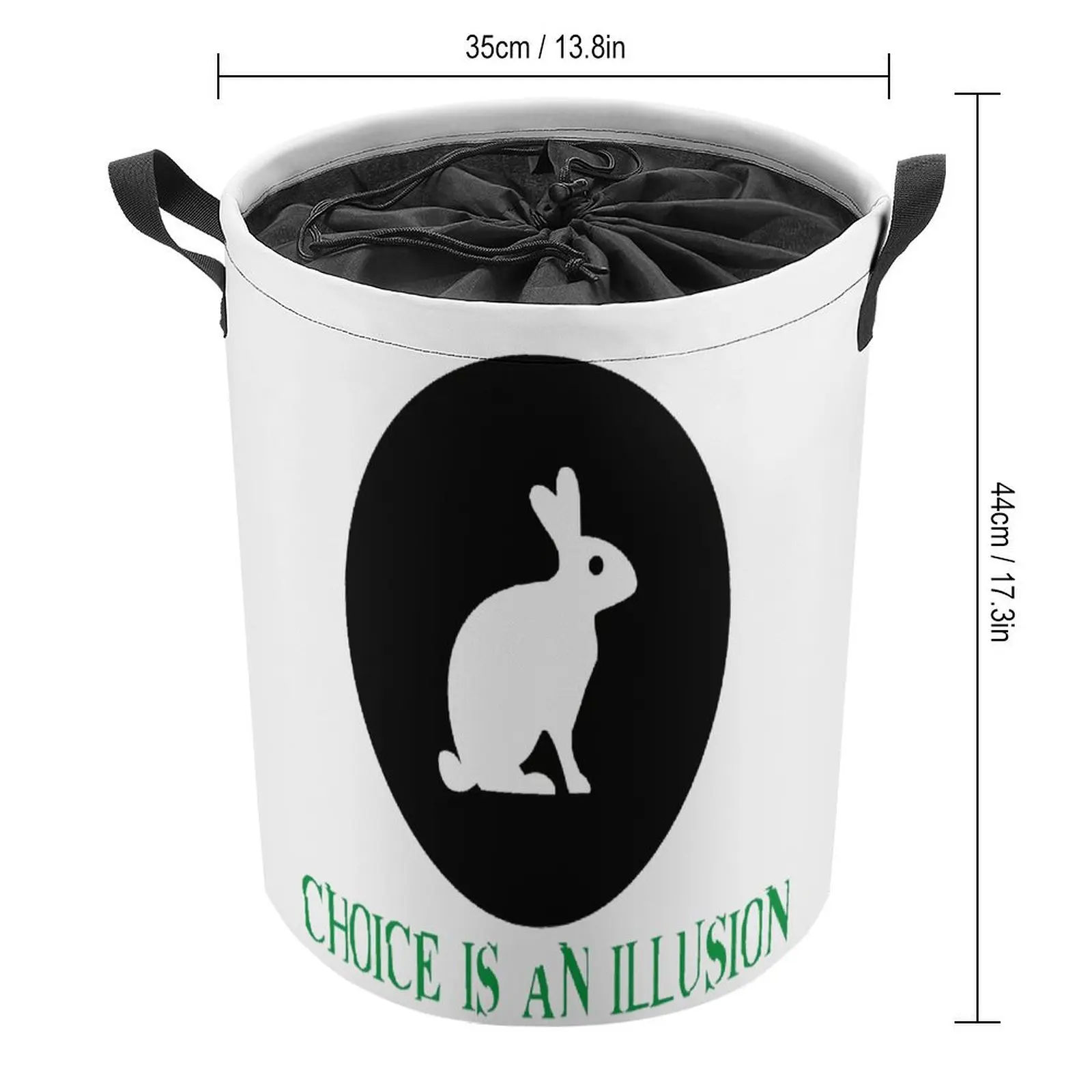 The White Rabbit Matrix Choice Is An Storage Box Novelty Laundry Basket And Great to The Touch Convenient Storage of Socks Large