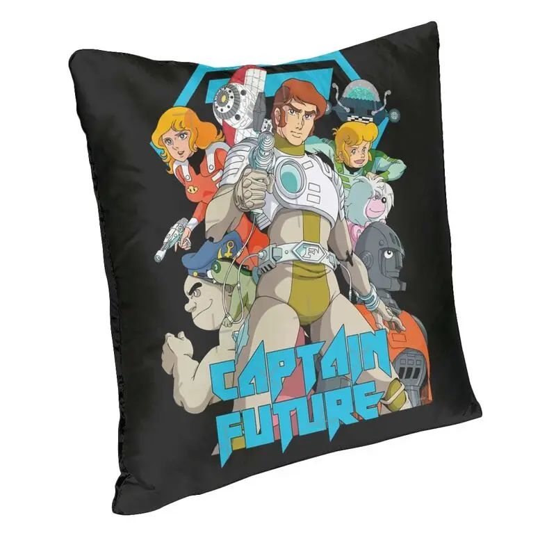 Custom Captain Future Cushion Covers Sofa Decoration Comet Crew Square Throw Pillow Case 40x40