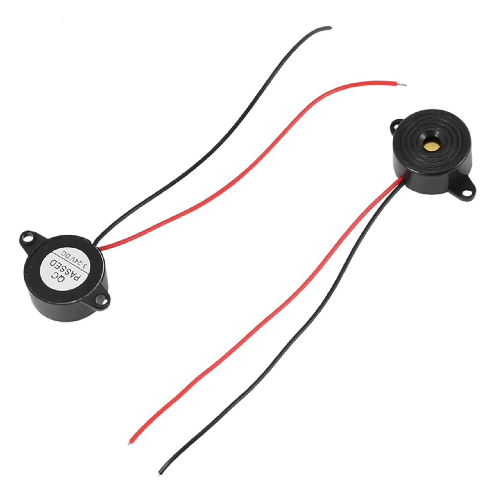 Pro 20 pezzi DC 3-24V 85DB allarme cicalino elettronico sonoro nero 23 x 12 mm