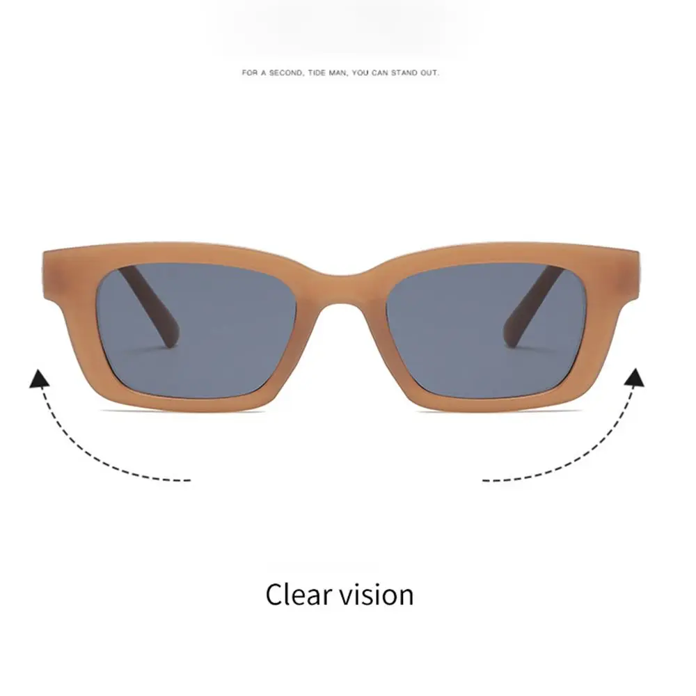 Trendy Style UV400 Protection Driver Goggles Rectangle Sunglasses Retro Sun Glasses Ladies Eyeglasses Sunglasses for Women