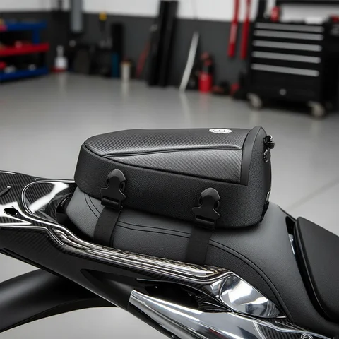 Waterproof Motorcycle Rear Seat Bag Multifunction Crossbody Shoulder Bag Motorcycle Tail Bag for Harley BMW Honda Motocross
