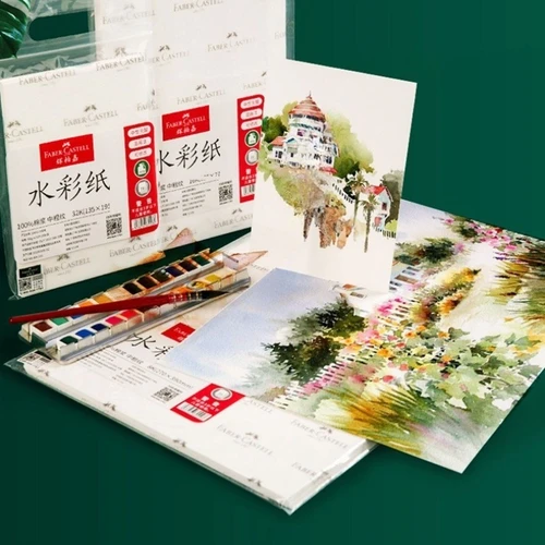 Papel de acuarela maestro artista algodón 300g 16k/32k/8k para pintar Gouache inyección de tinta Pastel carbón hojas de papel almohadilla de acuarela