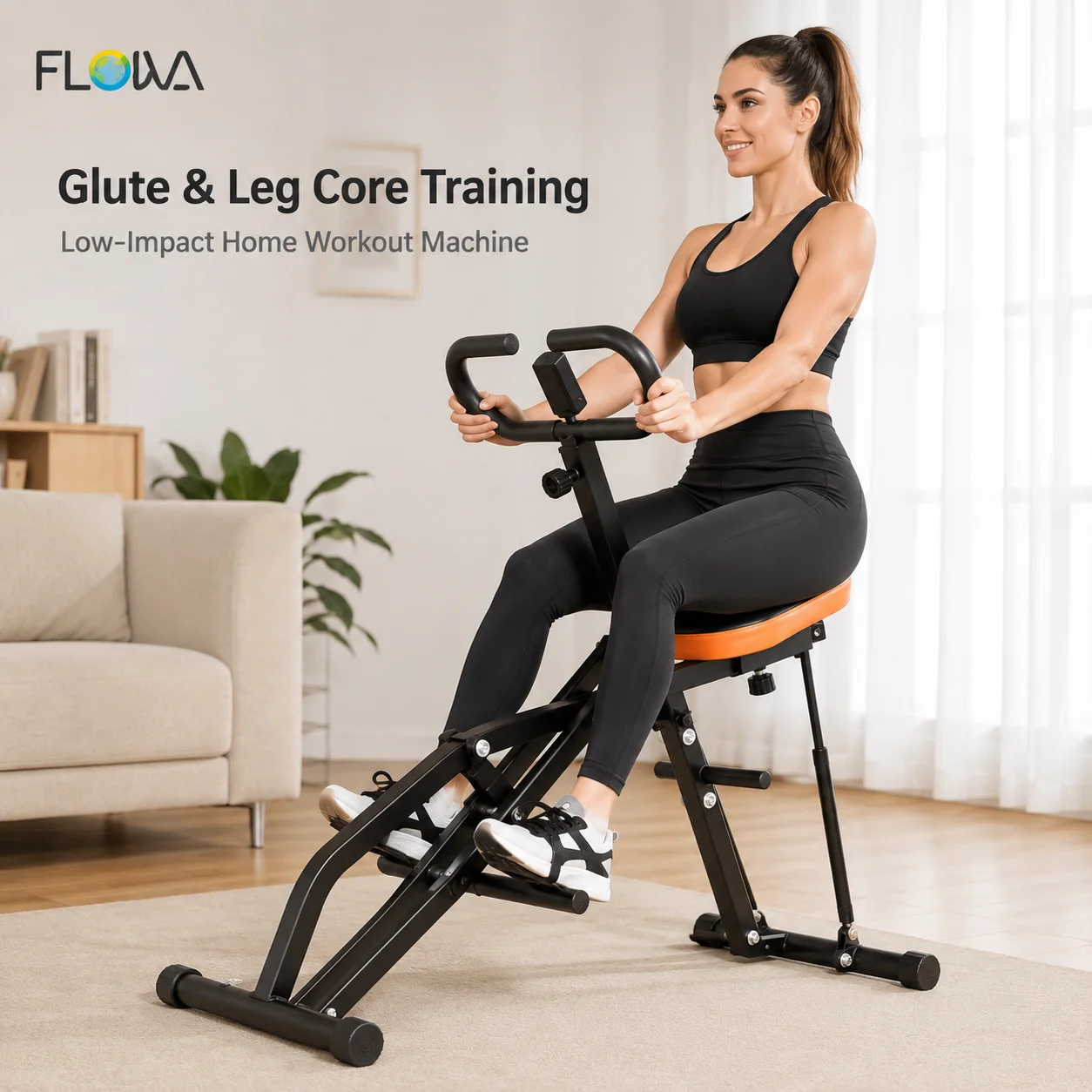 Professional Horse Riding Machine for Butt Lifting 1.5mm Steel Frame  Load Capacity Abdominal Toning Body Sculpting Tool