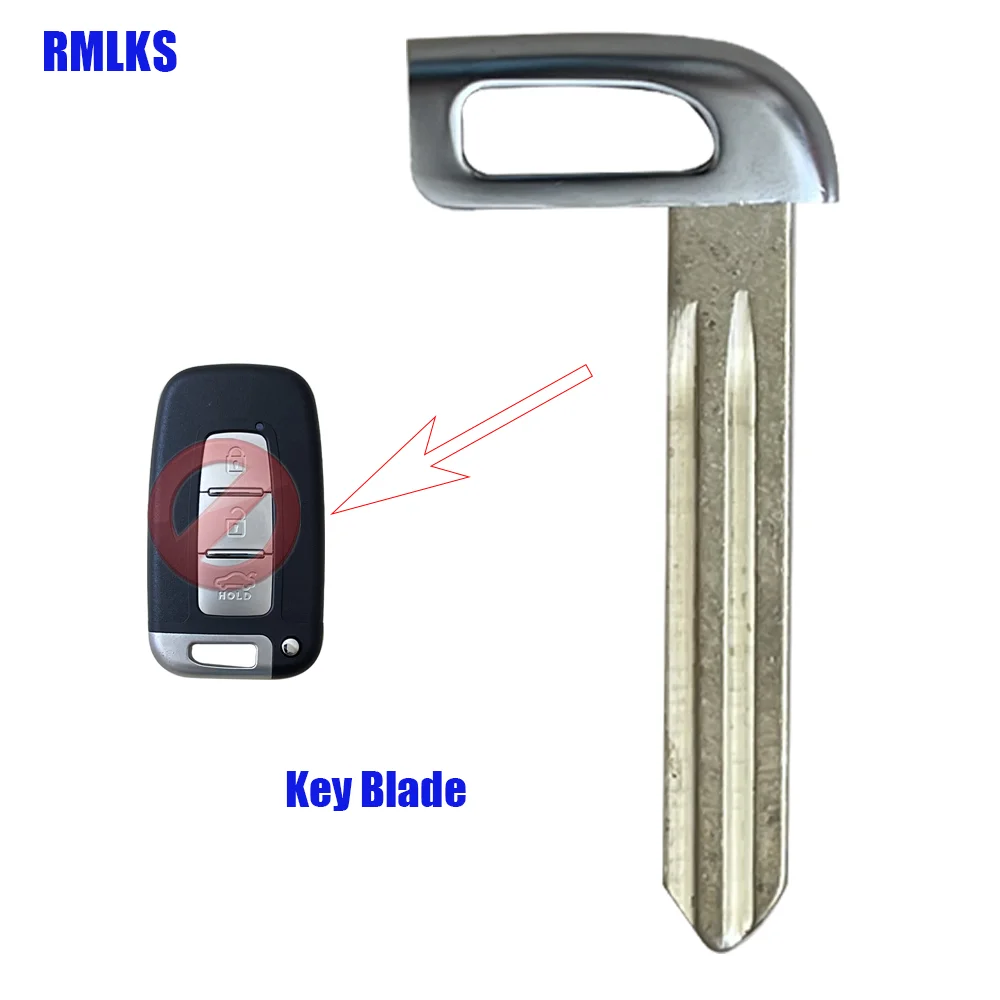 Uncut Smart Remote Key Insert Blank for HYUNDAI Veracruz I30 IX35 ForKia K2 K5 Sportage Forte Replacement Emergency Key Blade