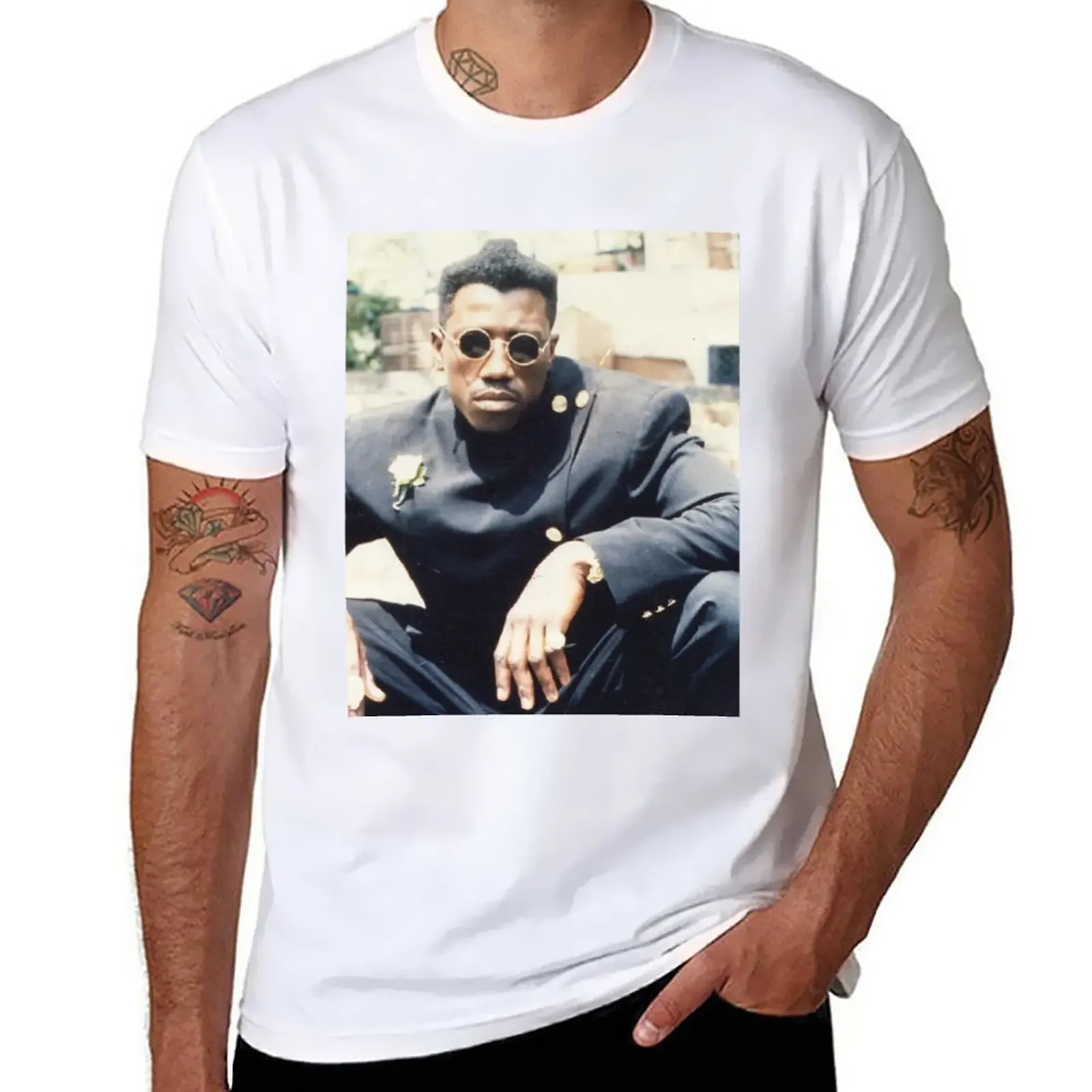 New Jack City Teaser Poster-NENO T-Shirt customs tops oversized mens champion t shirts