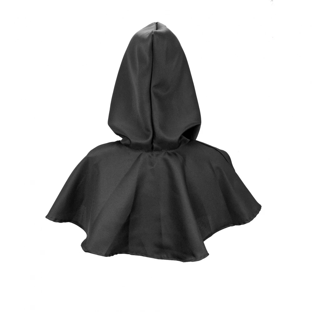 Bla Horror Dio della Morte Auricolare Mantello loween Costume da spettacolo Cappello medievale Punk Strega COS Mantello Tendenza Faion da donna