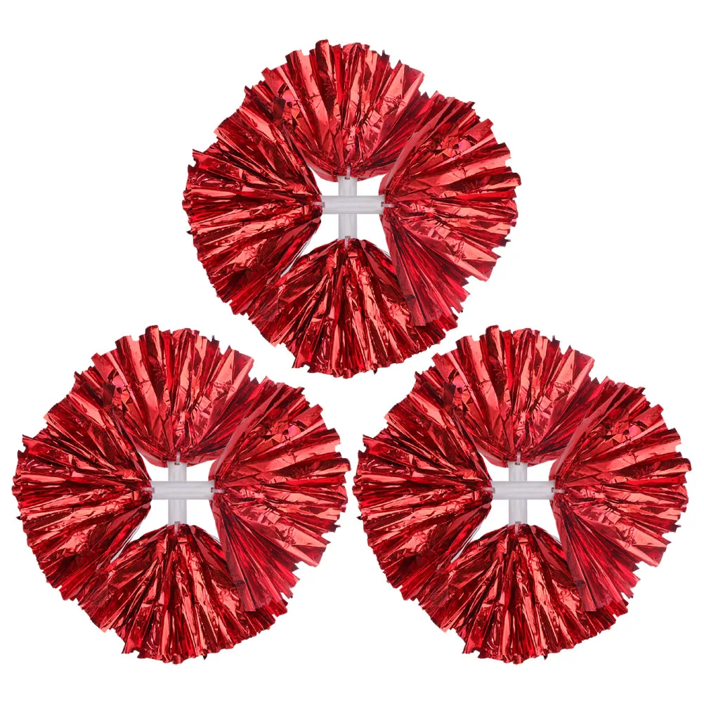 

4 Pcs Cheerleading Bouquet Cheerleader Pompom Hand Flower The Pet Adults Pompoms