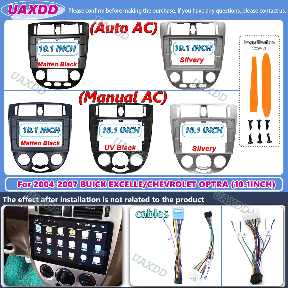 

10.1 Inch Car Radio Panel For Chevrolet Optra Buick Excelle 2004-2007 DVD Stereo Frame Plate Adapter Mounting Dash Installatio