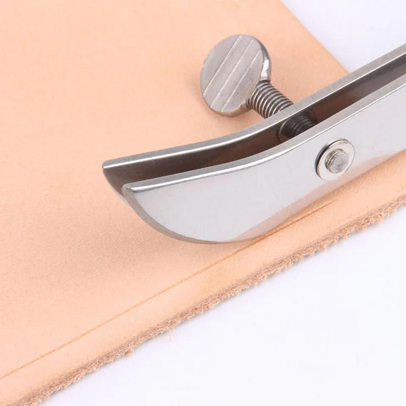 Lederkantenformer, Lederbrieftasche aus gegerbtem Leder, Hartkantenformer, handgefertigtes DIY-Leder-Nutenmarkierungsgerät – Detail 3