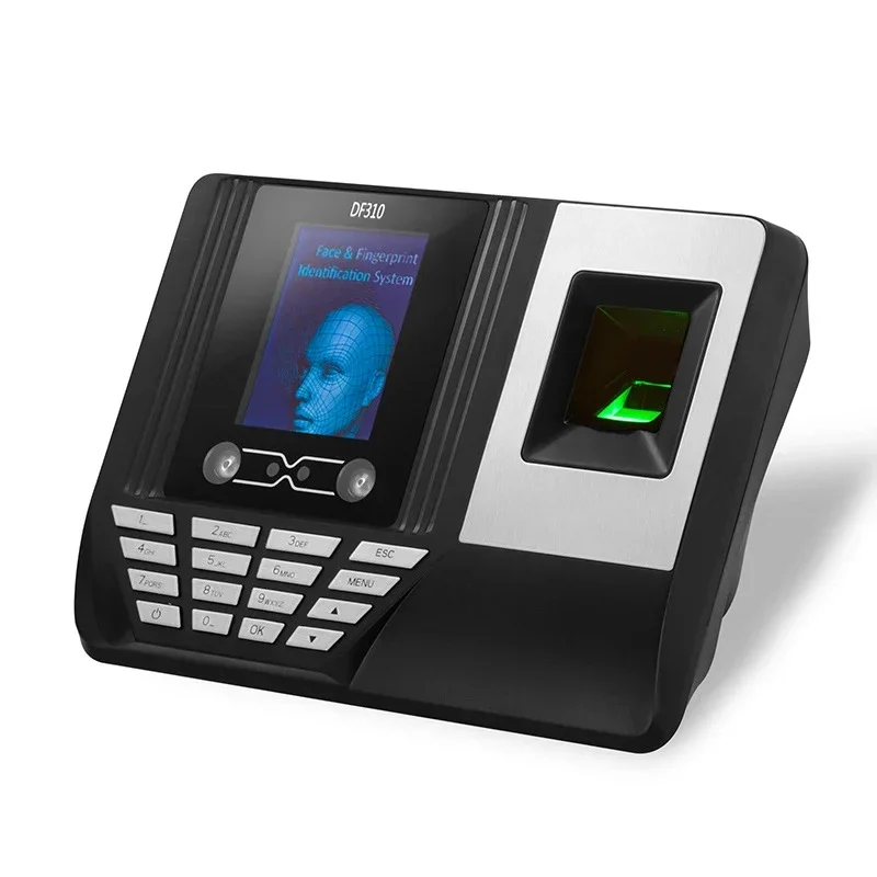 

Upgrade DF310 Face Recognition Attendance Fingerprint Punch Card Face Recognition Sign Machine Brush Face To Work Punch 2.8 Inc