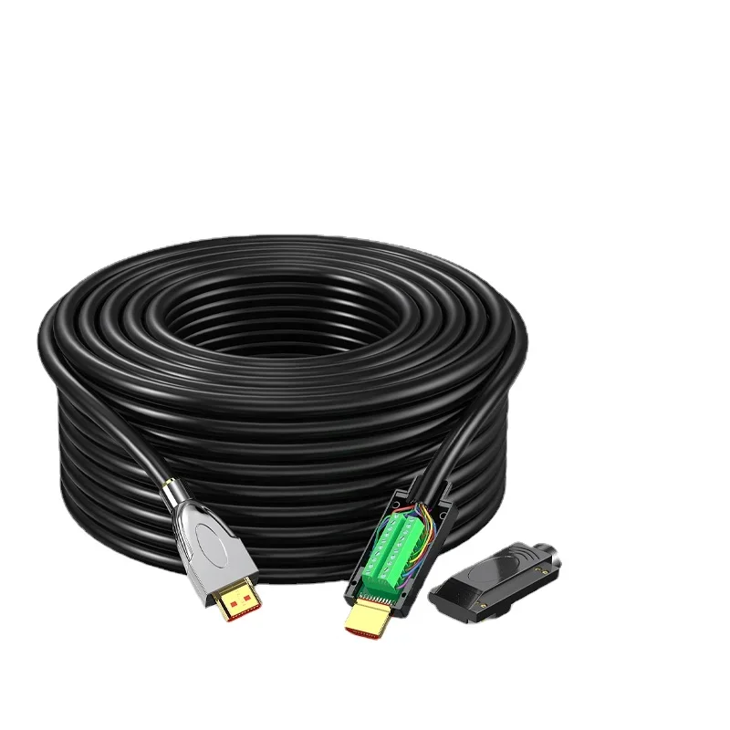 HDMI Cable Engineering Through Pipe Wiring HDMI 2.0 High-definition Cable DIY Loose Cable 4K 3D Embedded Through The Wall