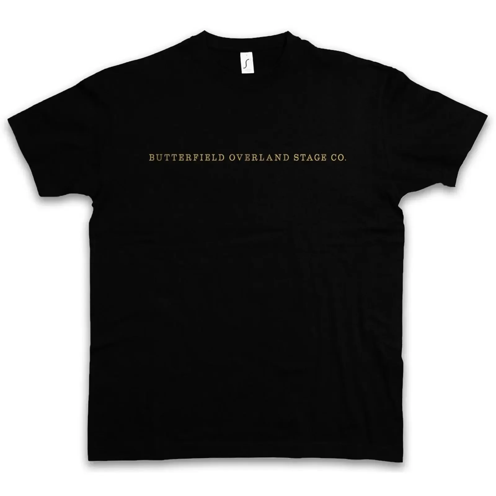 BUTTERFIELD OVERLAND STAGE CO T SHIRT Mail Hateful Post Postkutsche Eight Trail vintage Washed Soft Top For Everyday Wear