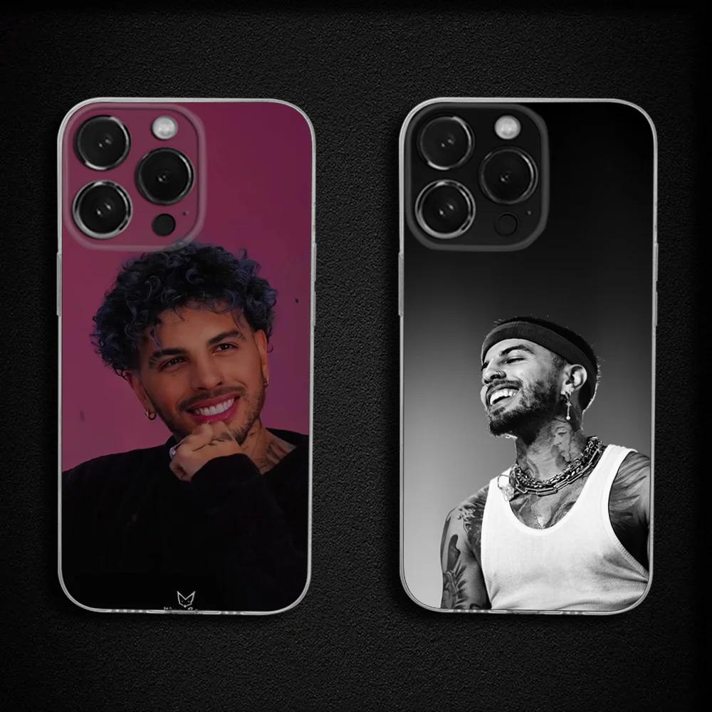

R-Rauw Alejandro Rapper Phone Case For iPhone 16,15,14,13,12,11 Plus,Pro,Max,XR,XS,X,Plus,SE,Mini Transparent Soft Cover
