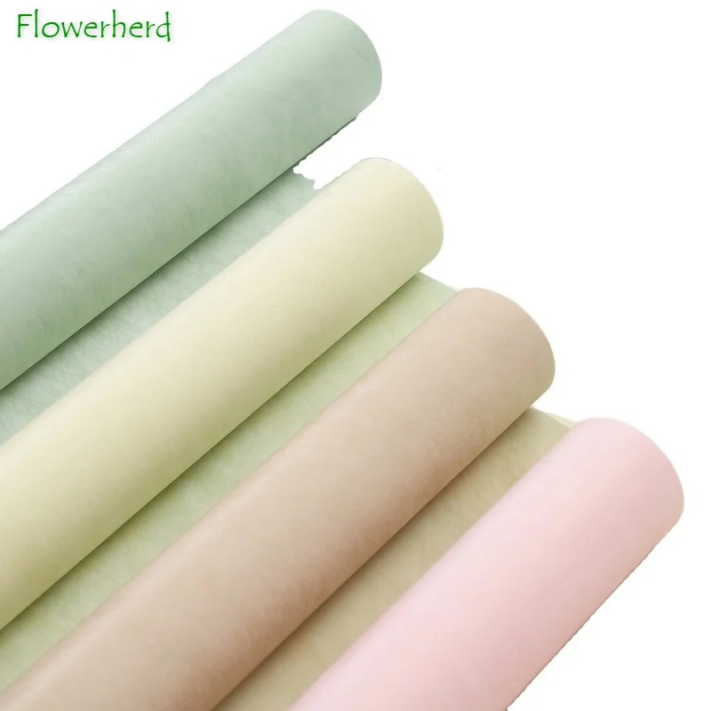 58cm X 10Y DIY Roll Tissue Craft Paper Flower Bouquet Wrapping Paper Milk Cotton Gift Packing Flower Packaging Florist Supplies