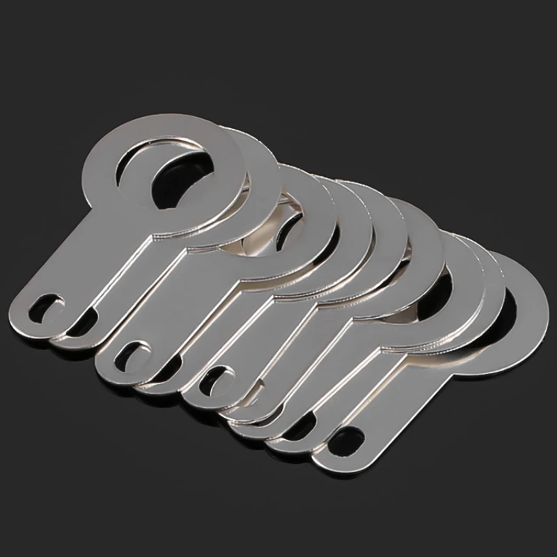 10-100PCS 2.2-8.2 Silver-plated Copper Single Head Soldering Terminal  Circular Weld Washer Welding Sheet Soldering Lug