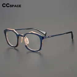 53159 Titanium Retro Optical Eyeglasses Hand Made Japan Men Myopia Prescription Glasses Frame Personality Women Square Eyewear