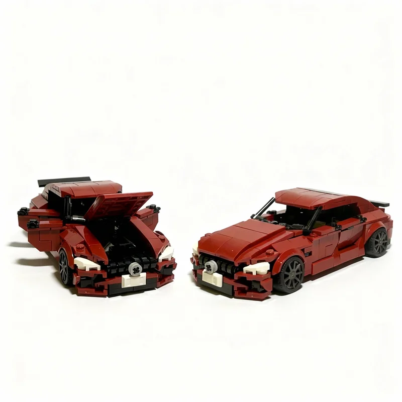 394pcs MOC Mercedesesed GT S E Working Connected An Model Building Blocks Toy Construction Christmas Gifts Idea Kids Brick DIY