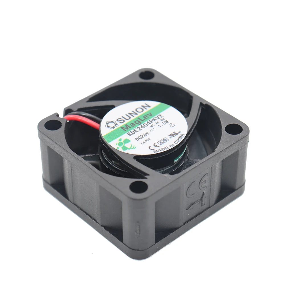 Sunon KDE2404PKVX 24V 1.5W 4020 4CM 3-Wire Magnetic Levitation Cooling Fan - High-Performance Heat Dissipation