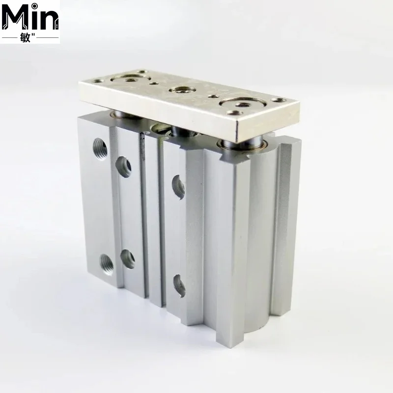 MGPM Series Guide Air Cylinder Rodless Actuator Various Bore Stroke Sizes MGPM50 Pneumatic Cylinder for Automation