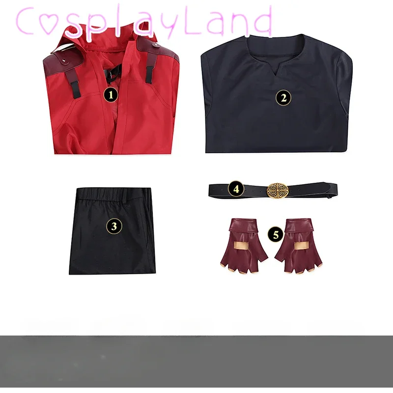 Dante Cosplay Costume DMC Dante Outfit Full Set Men Long Trench Red Coat Costumes Custom Size Halloween Carnival Party Comic Con - Image 6