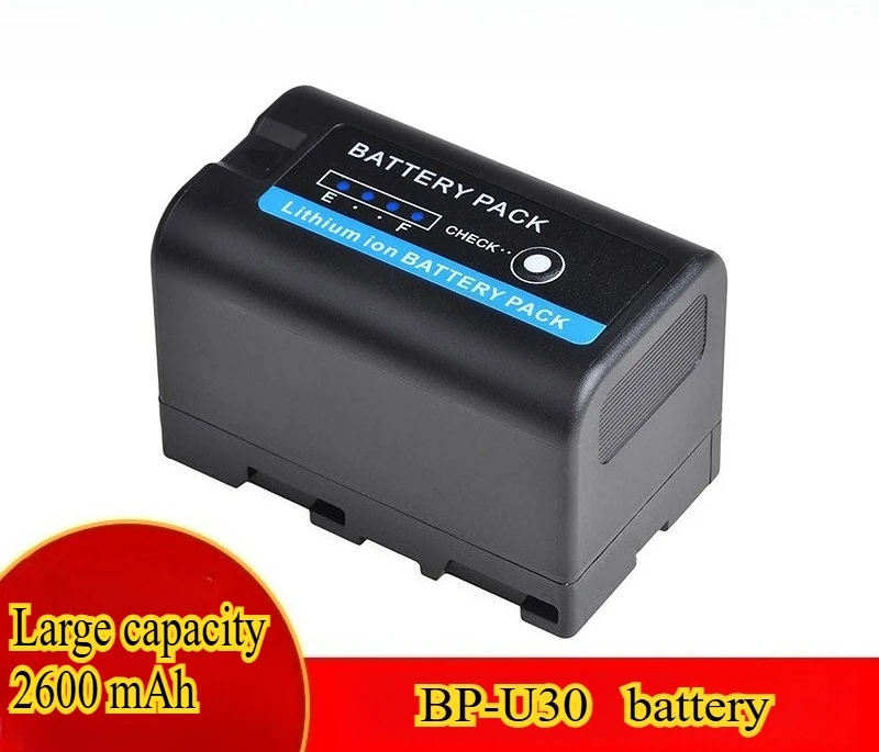 

2600mAh BP-U30 Compatible with for Sony PMW-EX280 Z280 FX6 X160 FS5 FS7 NX800 for Camera DC/DV Battery