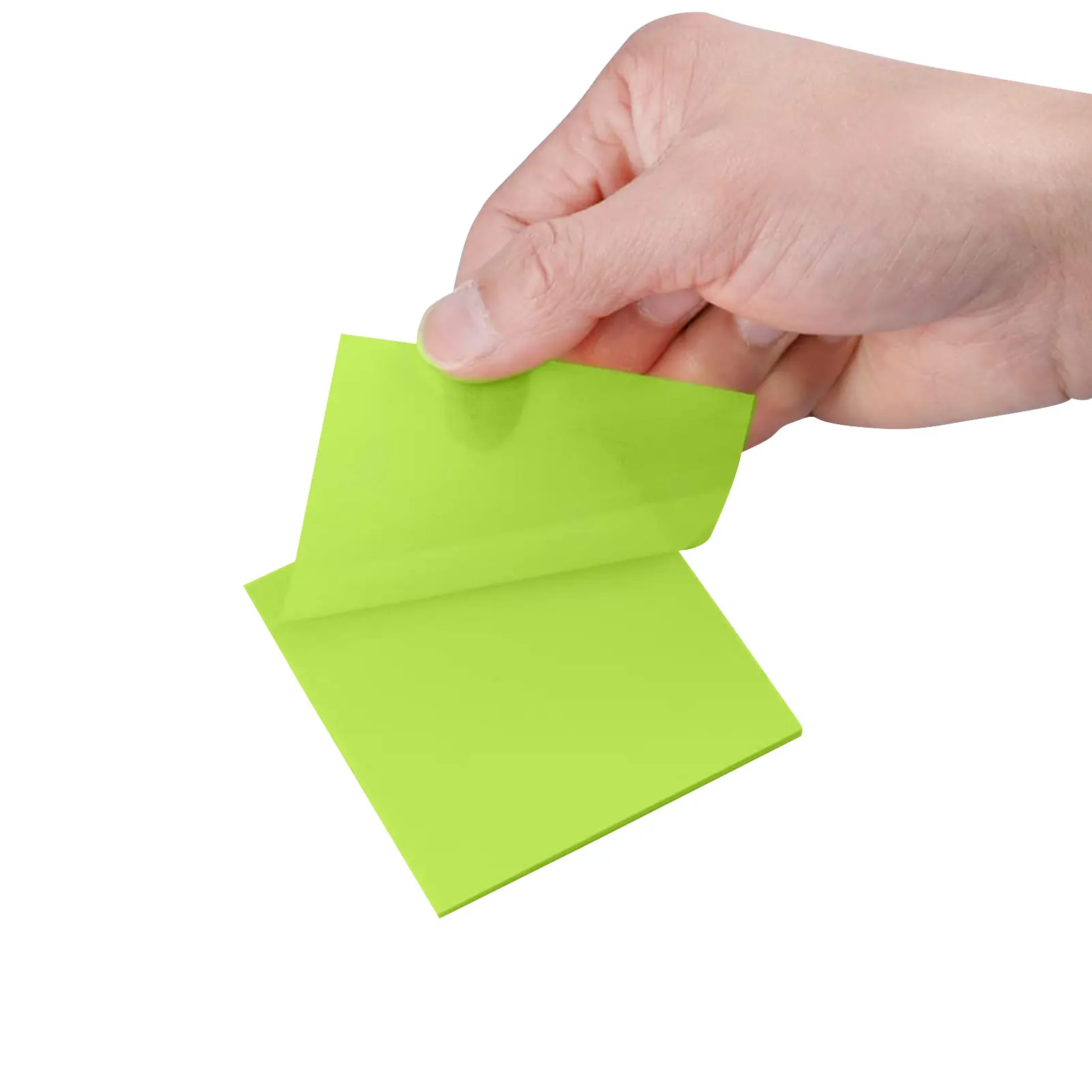 Transparent Sticky Notes 6 Colors Transparent Sticky Notes Waterproof Self-Adhesive Translucent Sticky Notes 3 X 3 Inches Clear