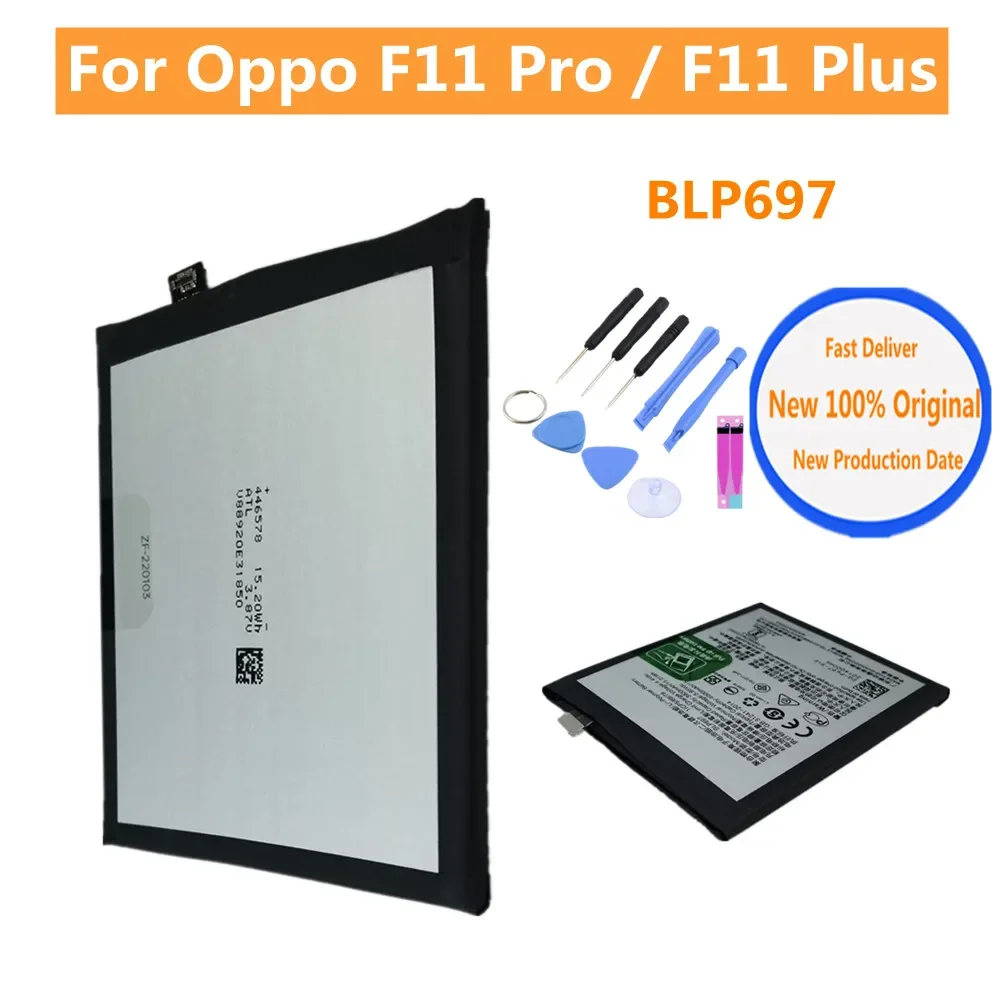 

4000mAh BLP697 Original Battery For OPPO F11 Pro /F11 Plus CPH1969 Phone Batteries