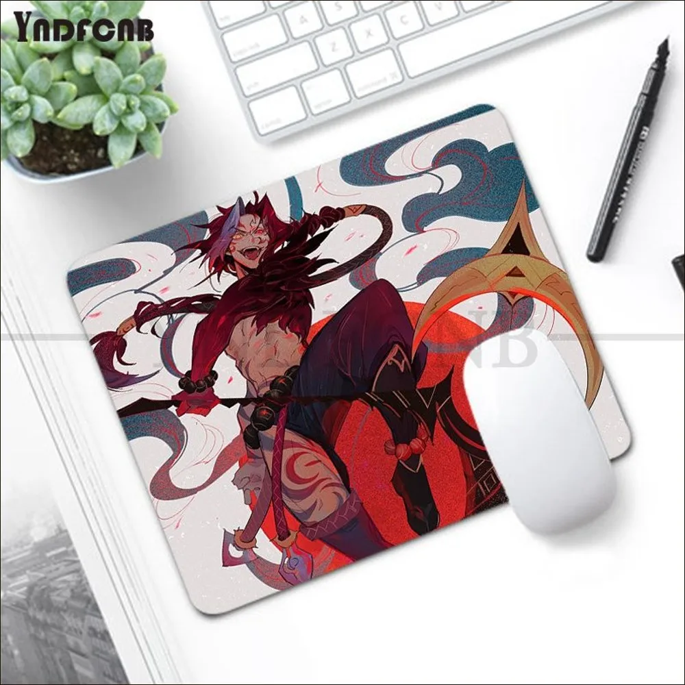 LOL Shieda Kayn Mousepad New Rubber Mouse Durable Desktop Mousepad Size for Game Keyboard Pad for Gamer