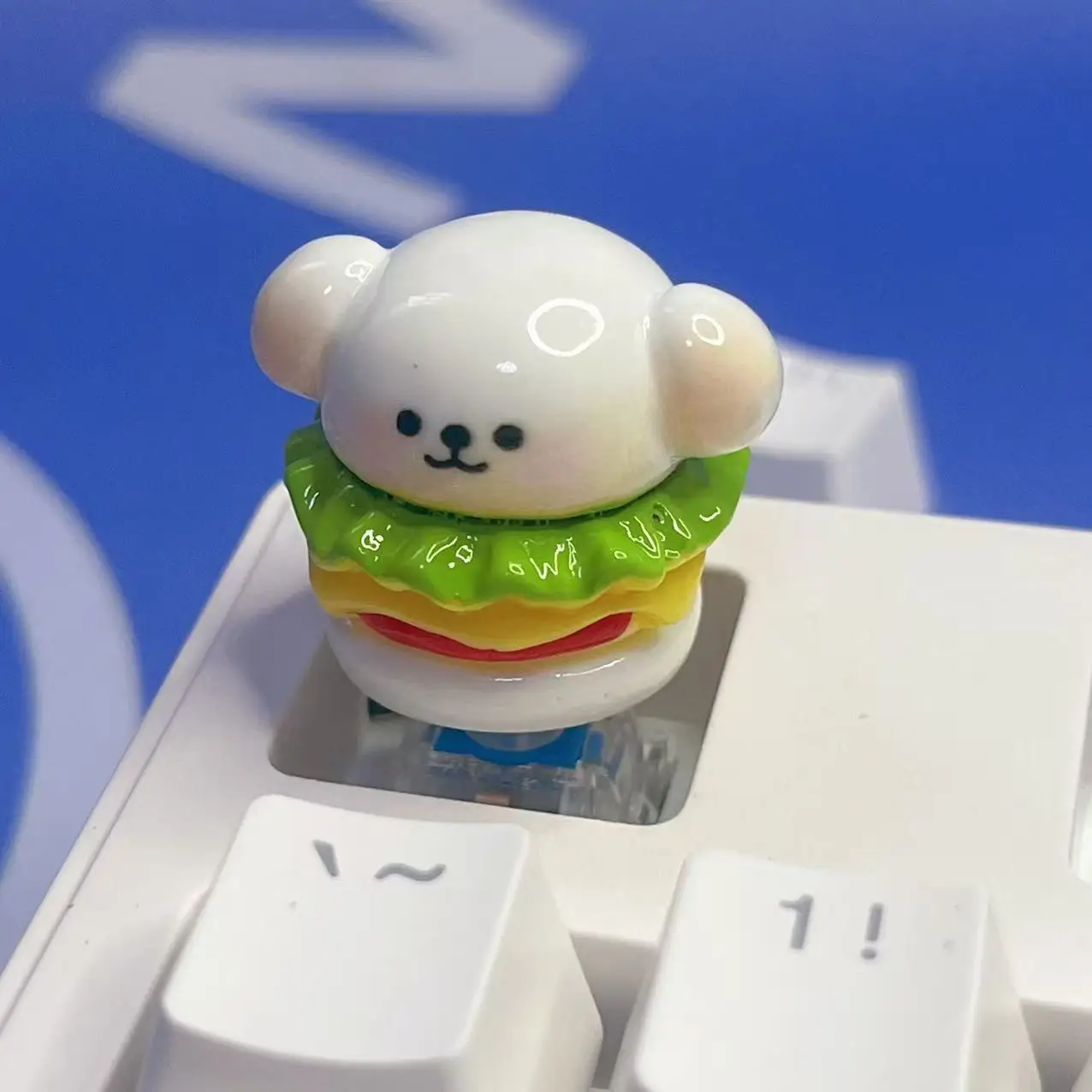 DIY Bread Dessert Keycaps Creative Fruit Ice Cream Toast Universal Cross Axis Game Mechanical Keyboard Keycaps
