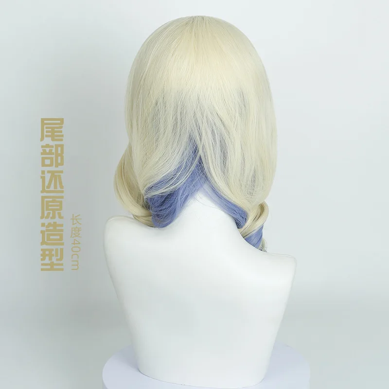 2025年新スタイルゾンビ高校4アニメウィッグ女性用サイドパートカールウィッグコスプレ用